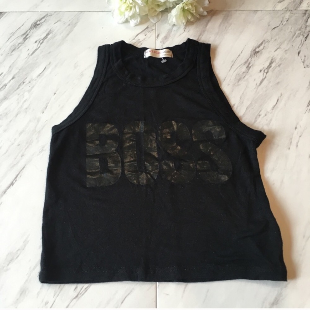 A'GACI | BOSS Crop Top Tank